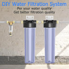WHT20 Whole House Water Filter Housing, Fit 20"x4.5" Sediment etc Filters - Image 5