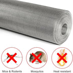 304 Stainless Steel Woven Wire Mesh, 304 Stainless Steel Mesh Sheet, - Image 4