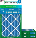 Filterbuy 16x25x2 Air Filter MERV 13 Optimal Smoke & Allergy Defense, by Filterbuy