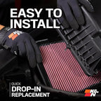 K&N High-Flow Original Lifetime Engine Air Filter: Increase Power: Premium - Image 9