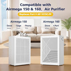 2 Sets 150 Filter Replacement for Coway Airmega 150 150 Air Purifier, 2 X HEPA - Image 2