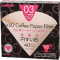 Hario V60 Paper Coffee Filter, Size 03, 40ct Box by Hario