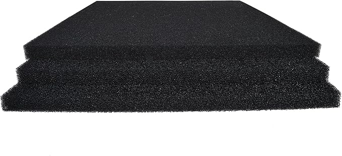 Hipanda 2 Pack Aquarium Bio Filter Sponge Pad 20"x20"x1", Bio Filter Media Foam - Image 5