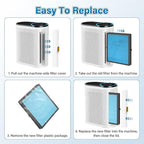 4 Pack MK04 Air Filter Replacement - Image 8