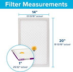 Filtrete 14x20x1 AC Furnace SMART Air Filter, MERV 12, MPR 1500, Track Filter - Image 2