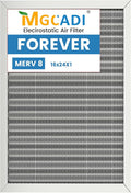 16x24x1 HVAC Furnace Air Filter, Lasts a Lifetime, the Last HVAC Filter You by MGCADI