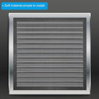 PATIKIL 4"x10" Magnetic Vent Cover, 6 Pack Floor Wall Air Registers Cover - Image 5