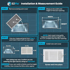 EZ-FLO 10 x 6 Inch Air Vent Cover - Image 3