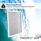 16x20x1 | Trophy Air | Merv 8 | Washable Furnace Filter | Lifetime HVAC & - Image 4