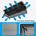 4-Pack Floor Register Cover Net Traps with 4 Steel Frames(Anti-snag)