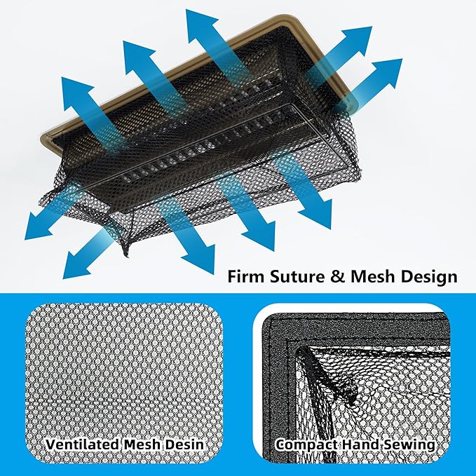 Floor Vent Screen Net 2''x12'', Air Vent Filter Mesh - Image 2