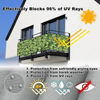 Privacy Screen Protector 2.8' x 16.4' UV Protection Weather-Resistant Patio - Image 4
