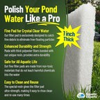 Aquatic Experts Classic Koi Pond Filter Pad COARSE – Bulk Roll Pond Filter Media - Image 6