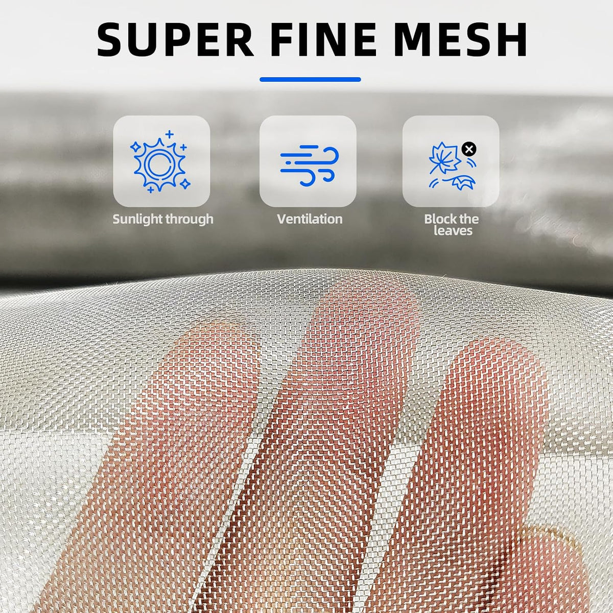 40 Mesh 304 Stainless Steel Mesh Screen, 24'' x 118''(60cm×300cm) Wire