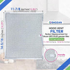 Bagean Stove Hood Vent Filter 11.8" x 14.3" BPS1FA30 - Image 3