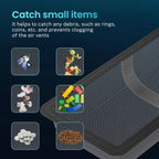6 Pack Floor Register Cover Trap, HG Power 4 x 10 Inch Floor Vent