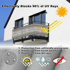 Privacy Screen Protector 3' x 26.2' UV-Resistant Visibility Reduction Outdoor - Image 4