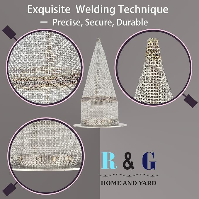 1 PC-Cone-Type Stainless Steel Spark Arrestor Screen 1.625” - Image 6