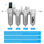 NANPU 1/2" NPT Industrial Grade 4 Stage Air Drying System - Image 4