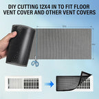 39x4 inch Customizable DIY Floor Vent Covers, Magnetic PVC Vent Mesh - Image 8