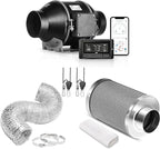 iPower 4" Smart Inline Duct Fan by iPower