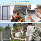 16 Pcs 13x9 40 Mesh 304 Stainless Steel Wire Mesh Sheet, Rustproof Metal Mesh - Image 6