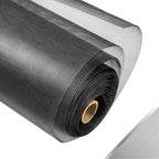 304 Stainless Steel Mesh Window Screen Roll, 47IN x 10FT Black Metal Window by FCSOTSPS