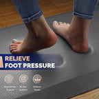 FEATOL Anti Fatigue Mat for Standing, 9/10 Extra Thick Ergonomic Standing Desk
