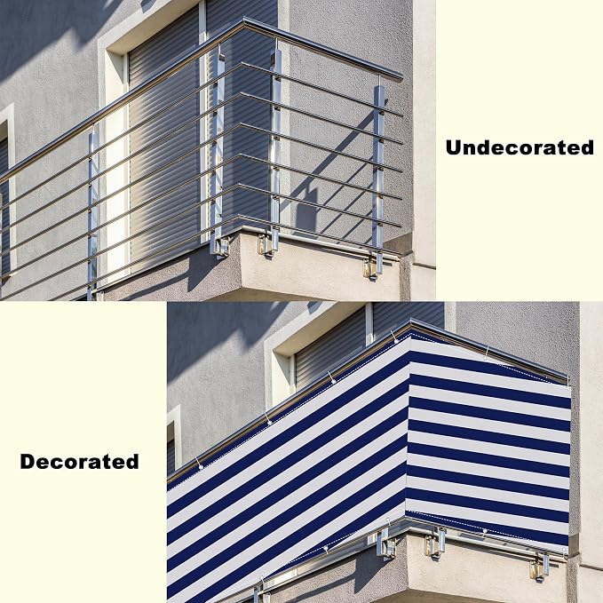 Privacy Screen Protector 2.6' x 32.8' Privacy Protection Weatherproof Privacy - Image 8