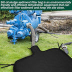 5 x 10ft Dewatering Bags with Drawstring Extra Large Dewatering Filter Bag Silt - Image 2