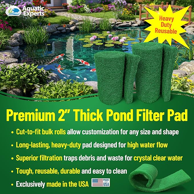 Aquatic Experts Green COARSE Pond Filter Pad - Image 2