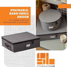 storageLAB Cup and Mug Storage Containers, Hard Shell Storage Case