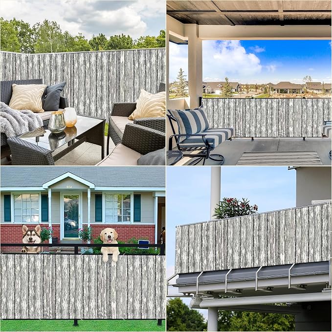 Fence Privacy Screen 2.3' x 19.7' UV Protection Weather Resistant Waterproof - Image 7
