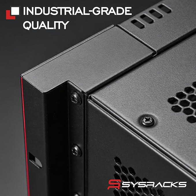 Sysracks 12U Wall Mount Server Rack Cabinet, 19” Locking Network Rack, 24” Deep - Image 9