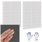 2 Pcs 13x9 5 Mesh 304 Stainless Steel Wire Mesh Sheet, Rustproof Metal Mesh by Unknown