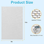 4 Pcs 13x9 120 Mesh 304 Stainless Steel Wire Mesh Sheet, Rustproof Metal Mesh - Image 4