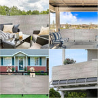 Privacy Fence Screen 6.6' x 19.7' UV Protection Weather Resistant Waterproof - Image 7