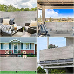 Balcony Privacy Screen 4.3' x 26.2' Heavy Duty 165 GSM HDPE Outdoor Privacy - Image 7