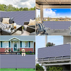 Balcony Privacy Screen 4.9' x 32.8' UV Protection 96% Balcony Privacy, - Image 7