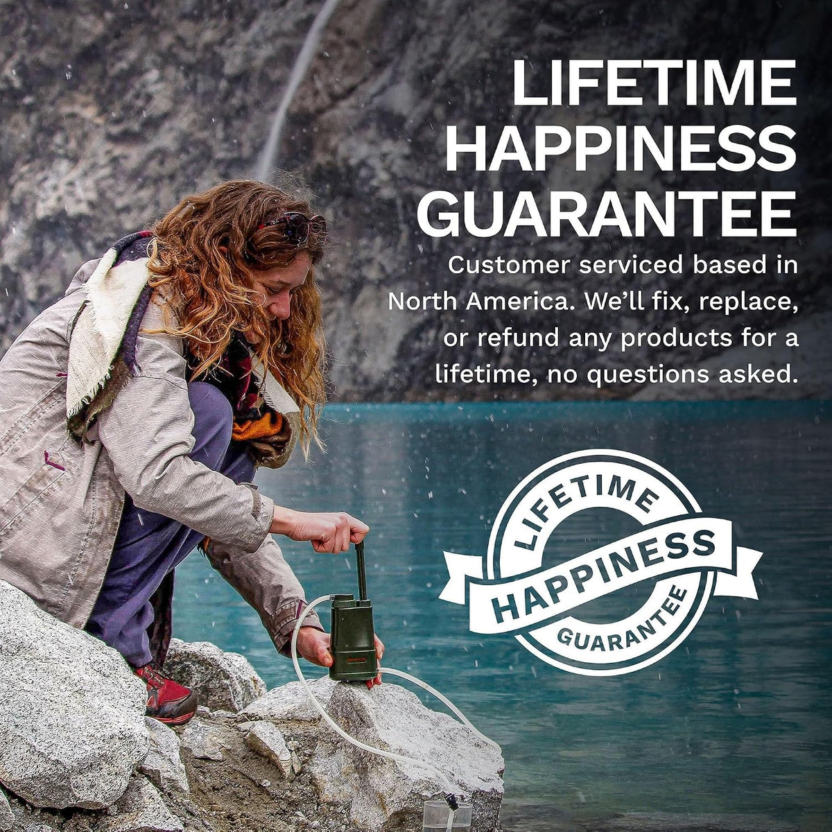 Survivor Filter PRO Portable Water Filter for Camping, Survival &