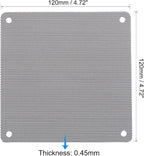 uxcell PC Dust Fan Screen with Screws - Image 3