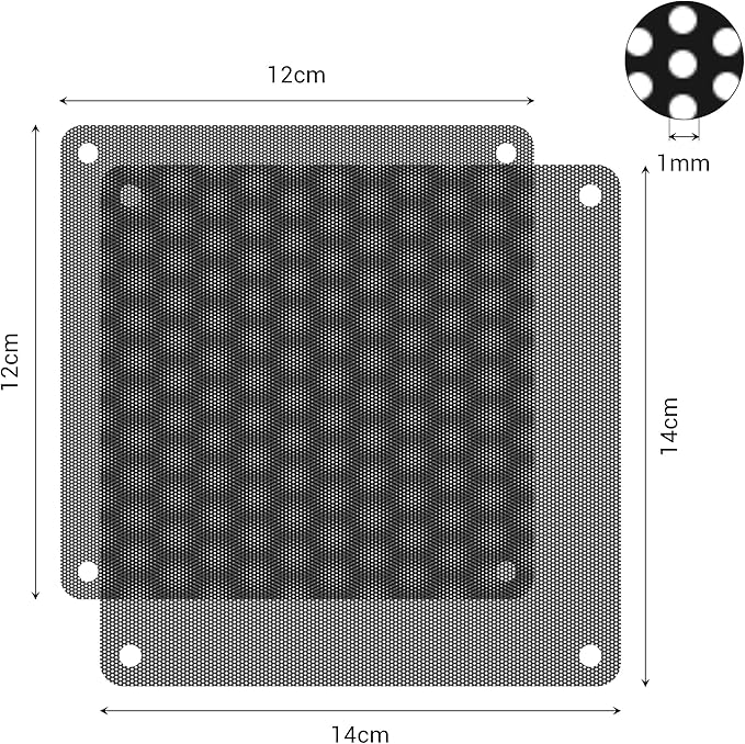120mm Fan Dust Filter PC - Image 2