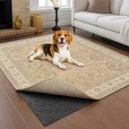 Deep Dream Dual Surface 2'x4' Rug Pad, Waterproof 1/8" Thick Felt + Natural