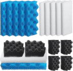 18 Pcs Compatible with 306/307 Bio Sponge Set Compatible with Aquarium Filters by Threlaco