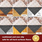 BAGAIL Felt and Natural Rubber Backing Rug Pads 1/8” Thick, 2 x 10 Ft Non Slip - Image 6