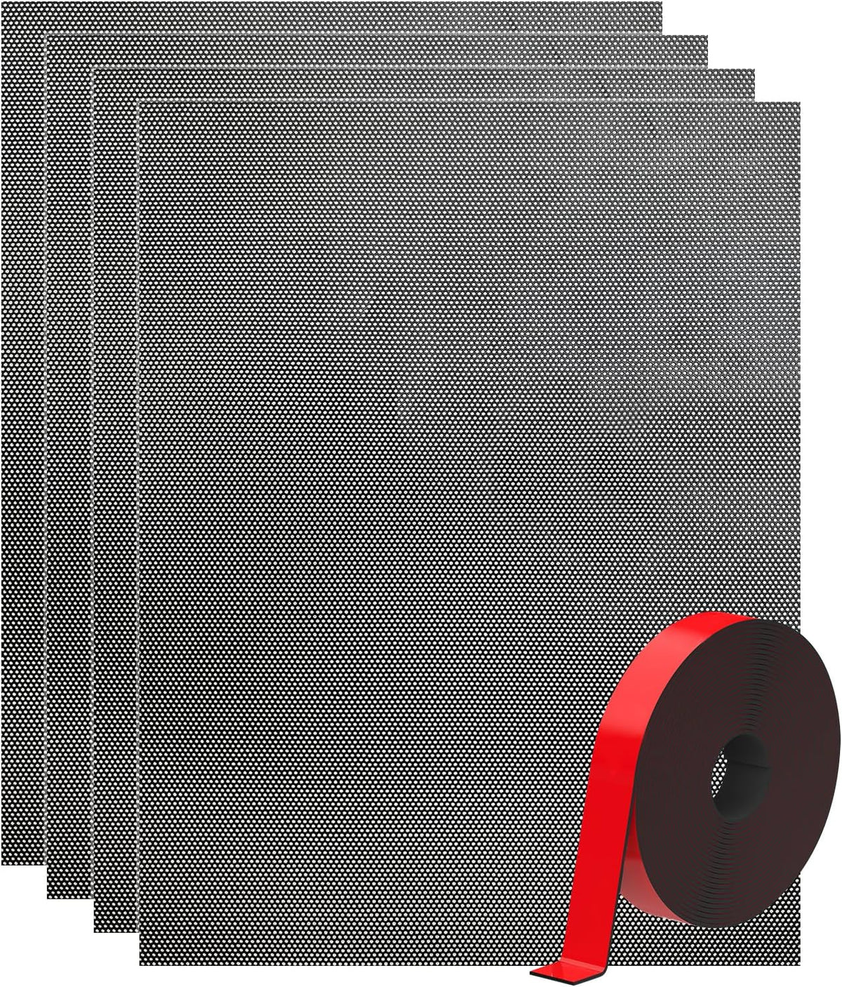 4 Pack Magnetic Mesh Vent Covers, 15.7 x 11.8 Inch Cut to Fit
