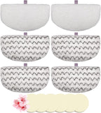 Flammi 4 Scrub+2 Soft Steam Mop Replacement Pad & 6 Scent Discs by Flammi