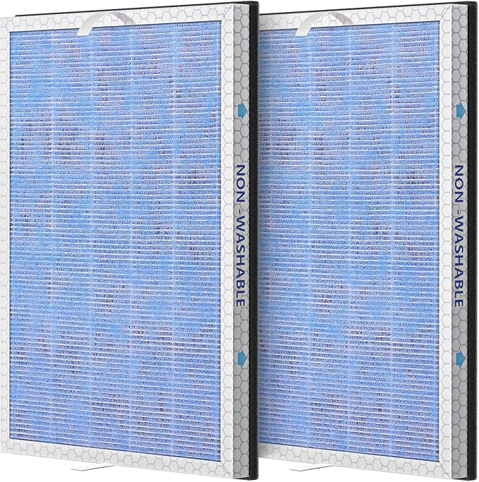 2 PACK MSA3/MSA3S HEPA Replacement Filter Compatible by JORAIR