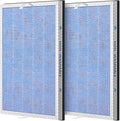 2 PACK MSA3/MSA3S HEPA Replacement Filter Compatible by JORAIR
