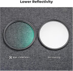 K&F CONCEPT 77mm Black Diffusion 1/4 Filter Mist Cinematic Effect Filter - Image 5